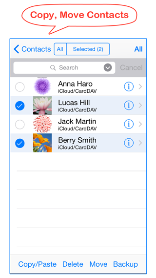 move iphone contacts image
